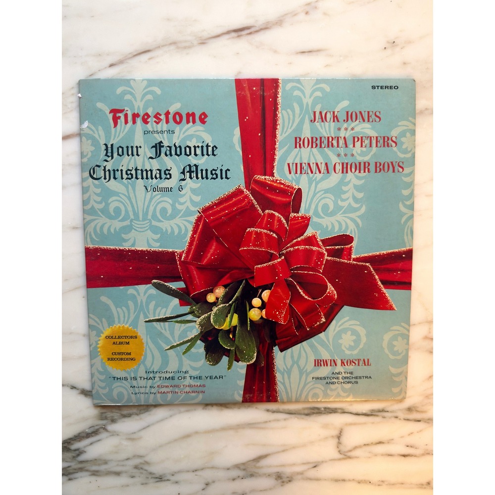 Vintage 60s Firestone Favorite Christmas Holiday Winter Music Vol 6 Vinyl LP